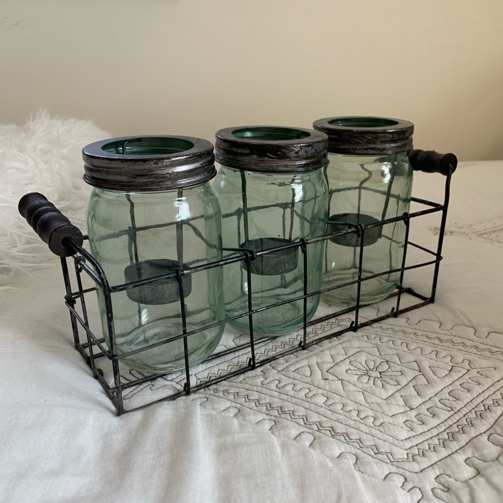 Mason Jar Tealight rack